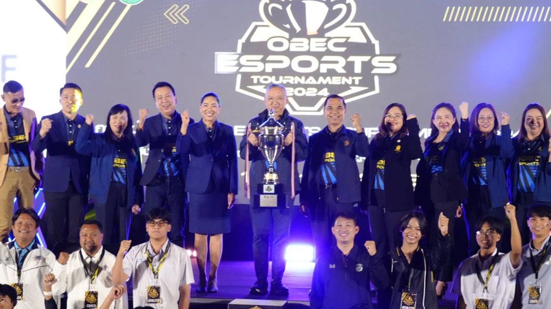 'ครูอุ้ม' เปิดศึกชิงแชมป์ OBEC ESPORTS TOURNAMENT 2024 'กีฬาอีสปอร์ต'