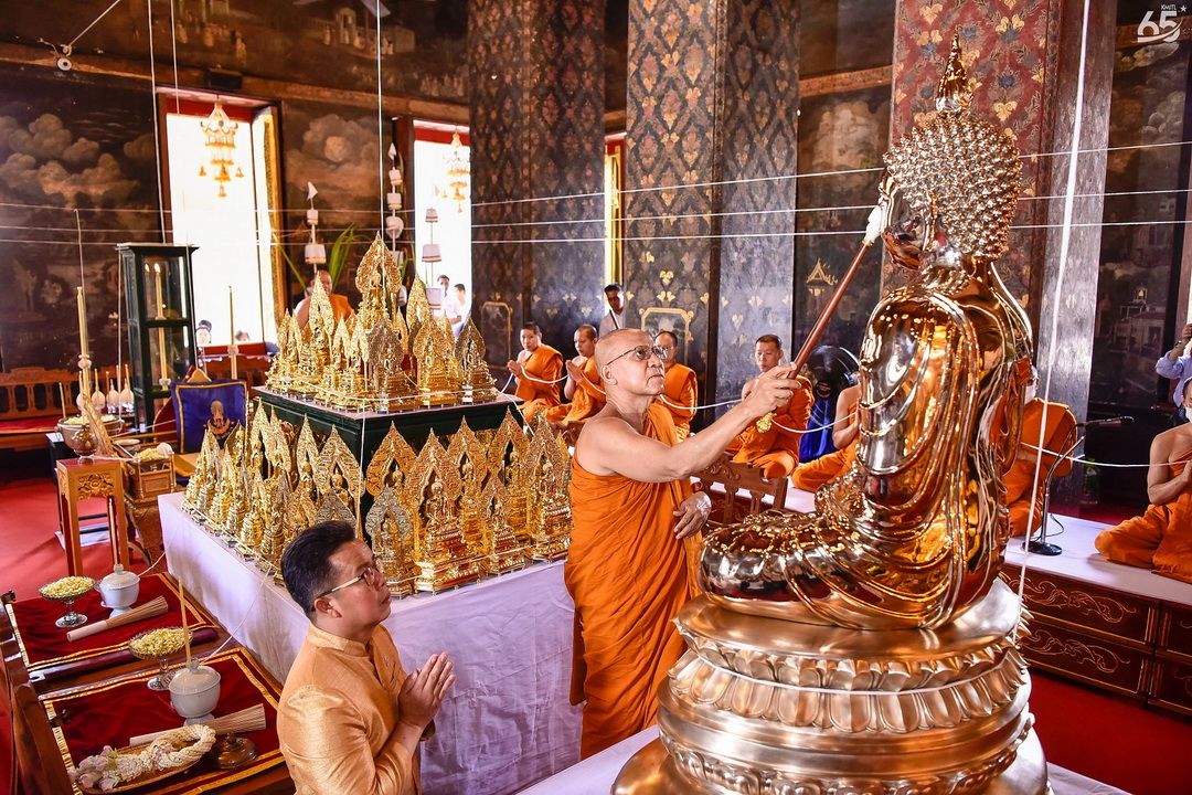 สจล.จัดพิธีพุทธาภิเษกพระนิรันตราย(จำลอง) พระประจำสถาบัน เนื่องในโอกาสครบรอบ 65 ปีพระจอมเกล้าลาดกระบัง