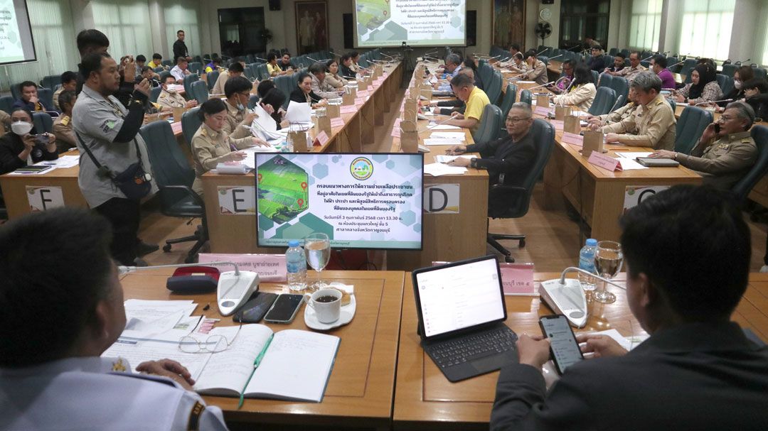 กาญจน์ประชุมถกแก้ปัญหาน้ำประปาไฟฟ้าหลัง ครม.มีมติให้กาญจนบุรี นำร่องผ่อนผันได้