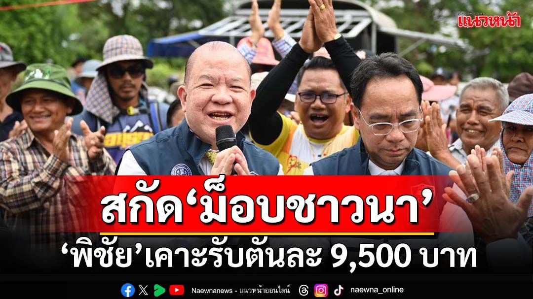 ‘พิชัย’ รับม็อบชาวนา ย้ำรัฐบาลเร่งช่วยเหลือเต็มที่ ชงมาตรการเข้า นบข.พุธนี้