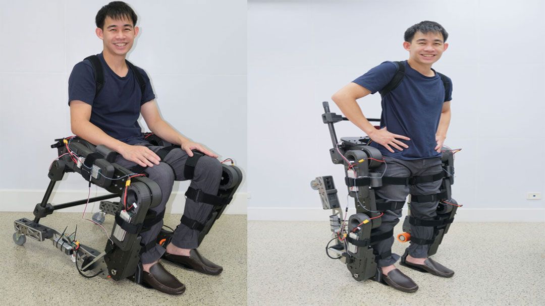 จุฬาฯ เปิดตัว‘วีลแชร์เดินได้’  หุ่นยนต์สวมใส่บนร่างกายมนุษย์