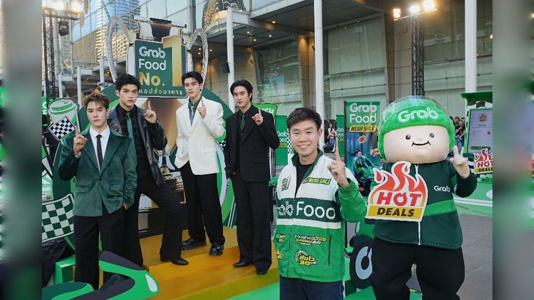 แกร็บฟู้ด เปิดตัว 4 พรีเซ็นเตอร์ใหม่ ชูไฮไลท์ Hot Deals