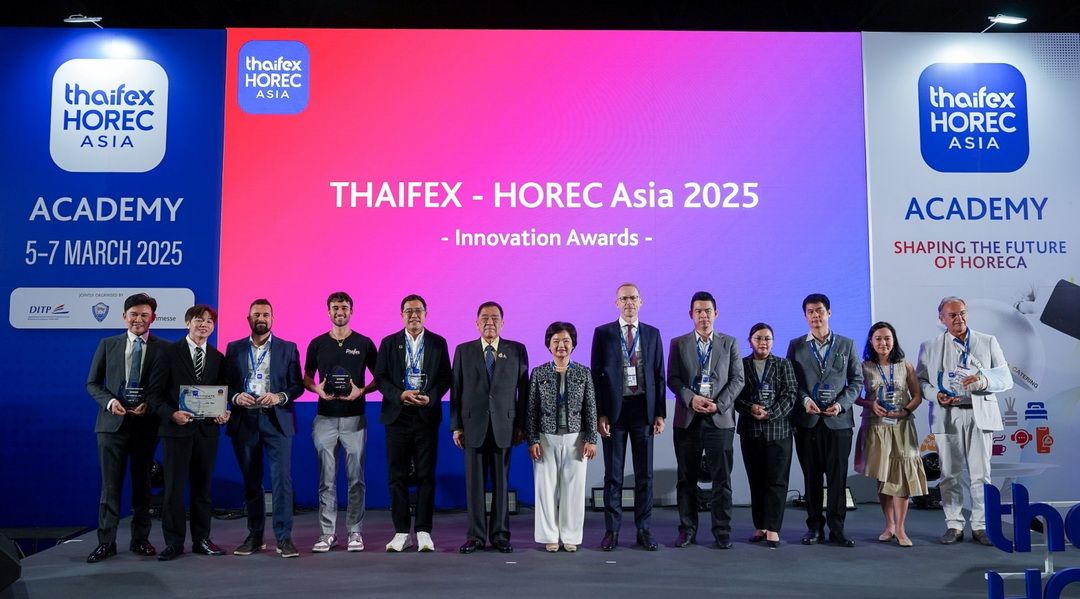 'THAIFEX – HOREC Innovation Awards 2025' ประกาศ 10 ผู้ชนะที่จะมาพลิกโฉมอุตสาหกรรมโรงแรม ร้านอาหาร และการจัดเลี้ยง