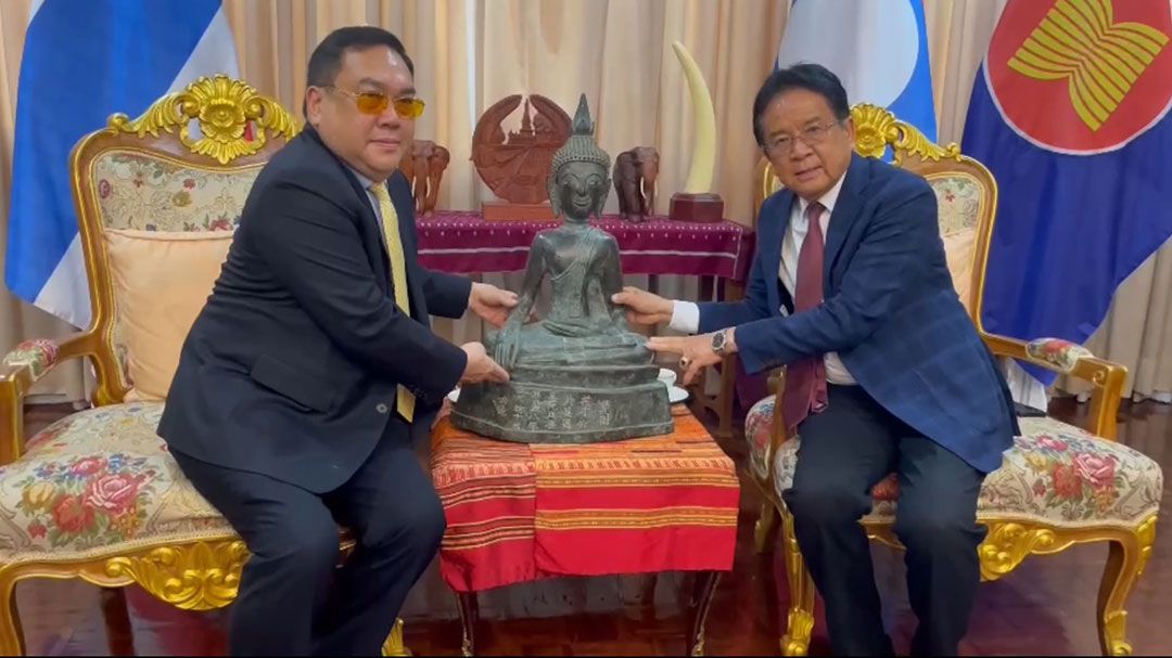 'คณะธรรมทูต'มอบรูปหล่อ'ครูบาศรีวิชัย' แก่'สปป.ลาว'หนุนยูเนสโกประกาศเป็นบุคคลสำคัญ