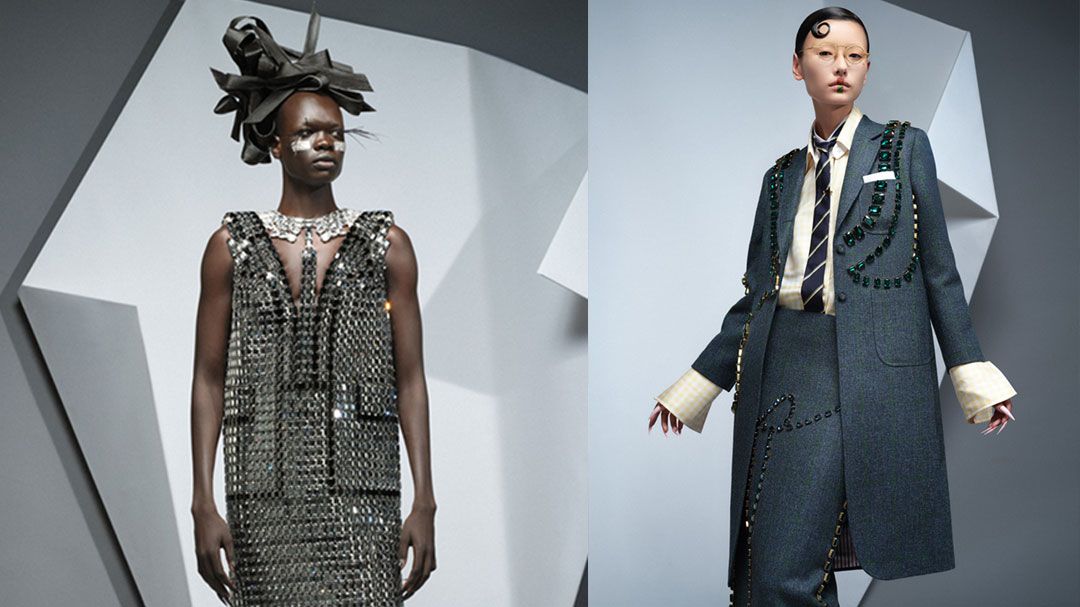 คริสตัล MILLENIA จากสวารอฟสกี้เติมประกาย คอลเลคชั่นฤดูใบไม้ร่วง 2025 ของทอม บราวน์