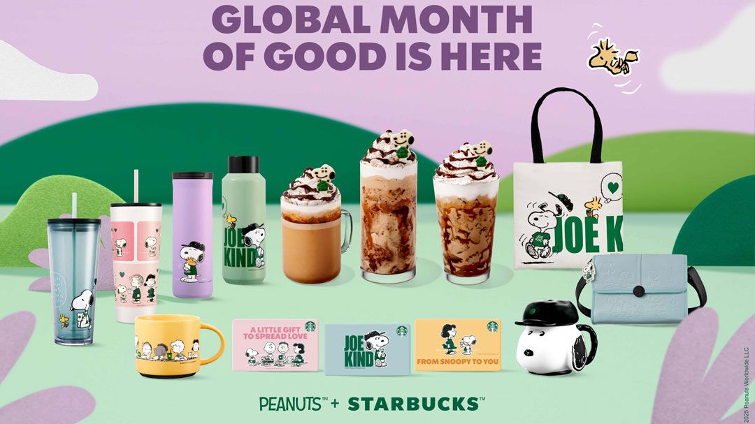 สตาร์บัคส์ จับมือพีนัทส์เปิดตัวคอลเลกชันระดับโลก