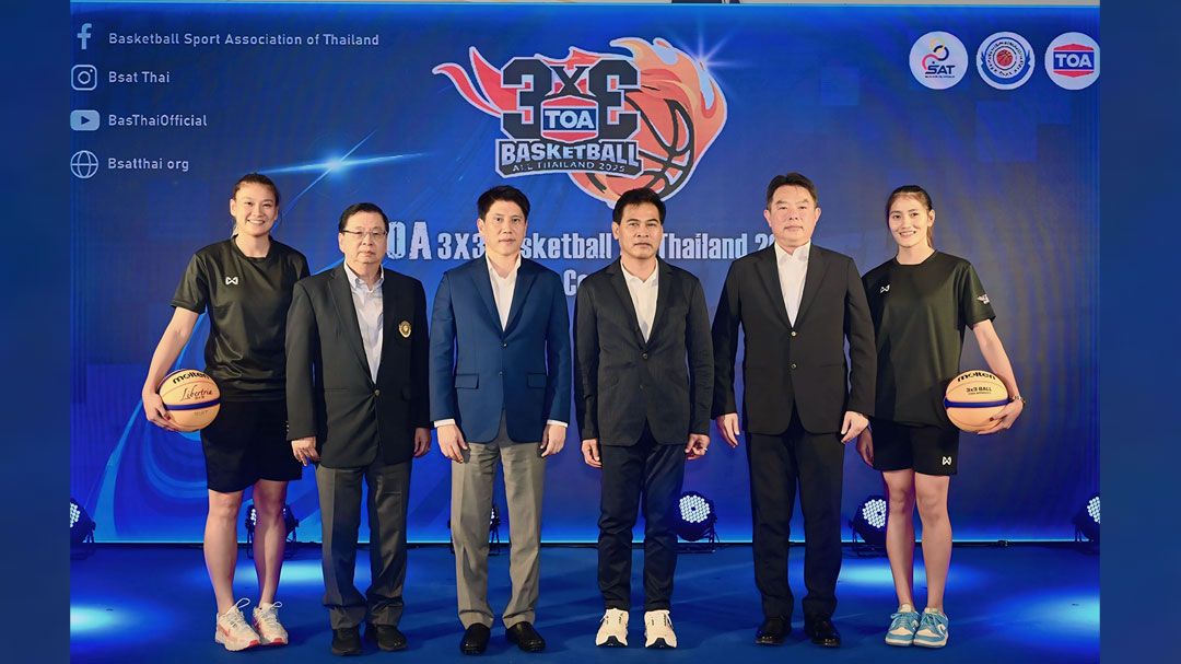 TOA จับมือสมาคมบาสฯ ระเบิดศึก 'TOA 3x3 Basketball All Thailand 2025' อัดฉีดเงินรางวัล10สนามทั่วไทย