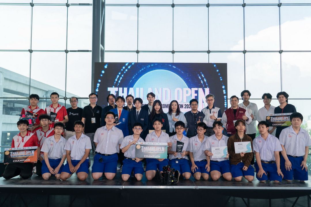 ปิดฉาก! 'Thailand Open ROS and Smart Robot Competition 2025' เยาวชนไทยโชว์ศักยภาพก้าวสู่เวทีโลก