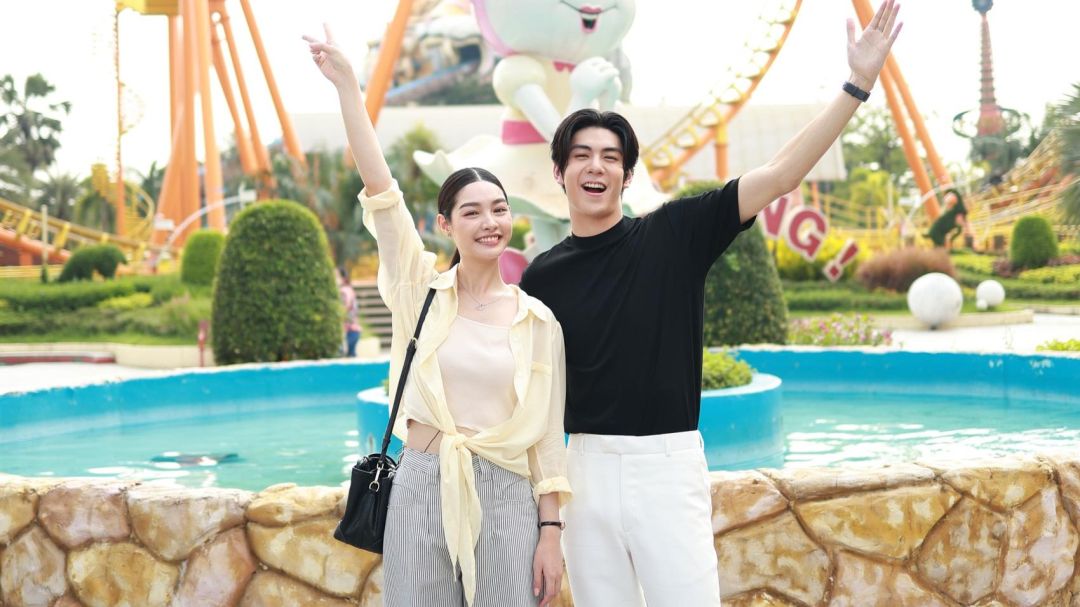 ‘ริว วชิรวิชญ์’ จับมือ ‘มิ้นท์ รัญชน์รวี’  ย้อนวัย ตะลุยสวนสนุก