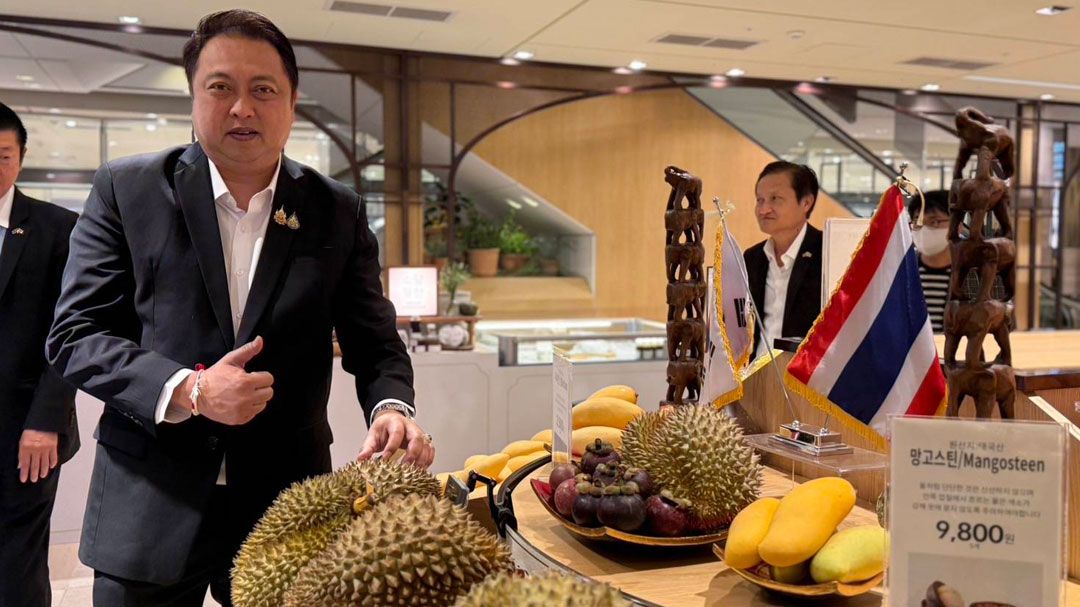 พาณิชย์ดันผลไม้ไทยบุกห้างเกาหลีใต้