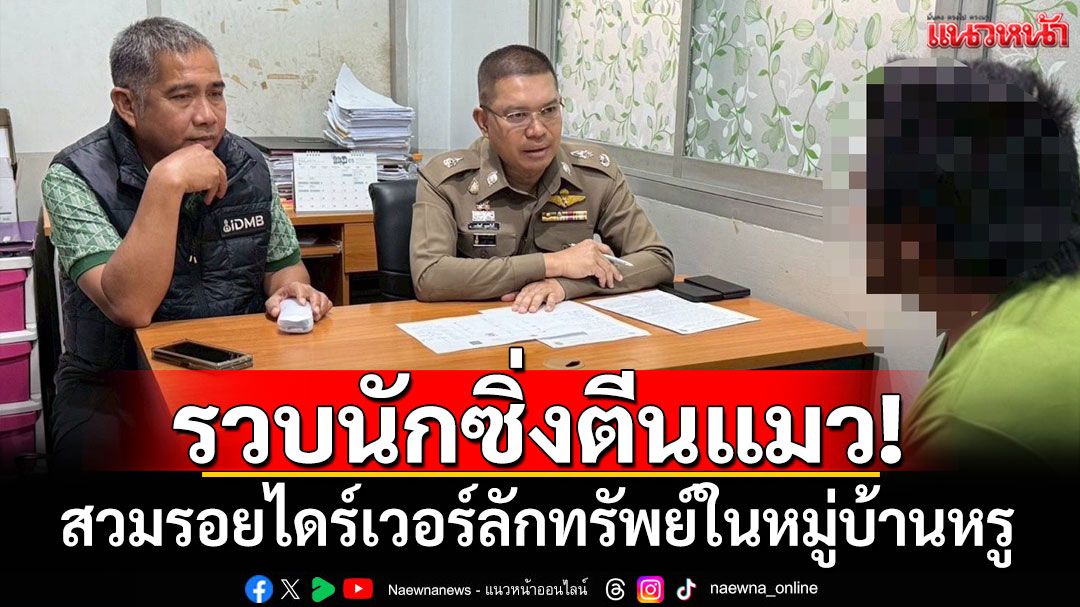 รวบนักซิ่งตีนแมว! สวมรอยไดร์เวอร์ตีเนียน ลักทรัพย์ในหมู่บ้านหรู