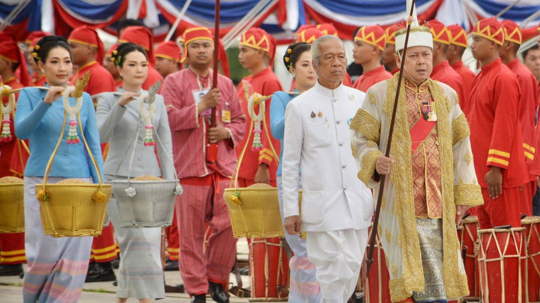 งดงาม! ซ้อมใหญ่'พระราชพิธีพืชมงคลฯ' ปี 68 มณฑลพิธีท้องสนามหลวง