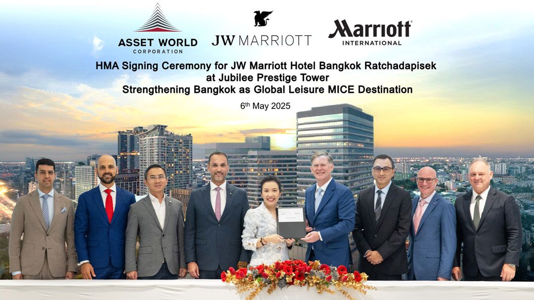 AWC ผนึก Marriott เปิดตัว JW Marriott แบงก์ค็อก รัชดาภิเษก