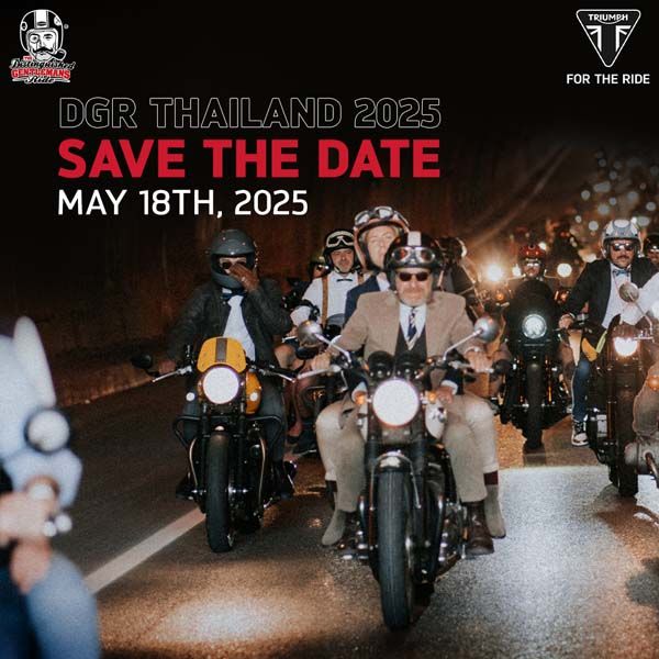 ไทรอัมพ์ มอเตอร์ไซเคิลส์ ชวนร่วมงาน DGR 2025