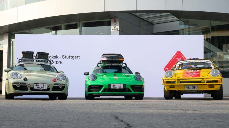 คาราวานปอร์เช่ The Epic Bangkok-Stuttgart   ขับรถ 20,000 กม. ผ่าน 17 ประเทศ