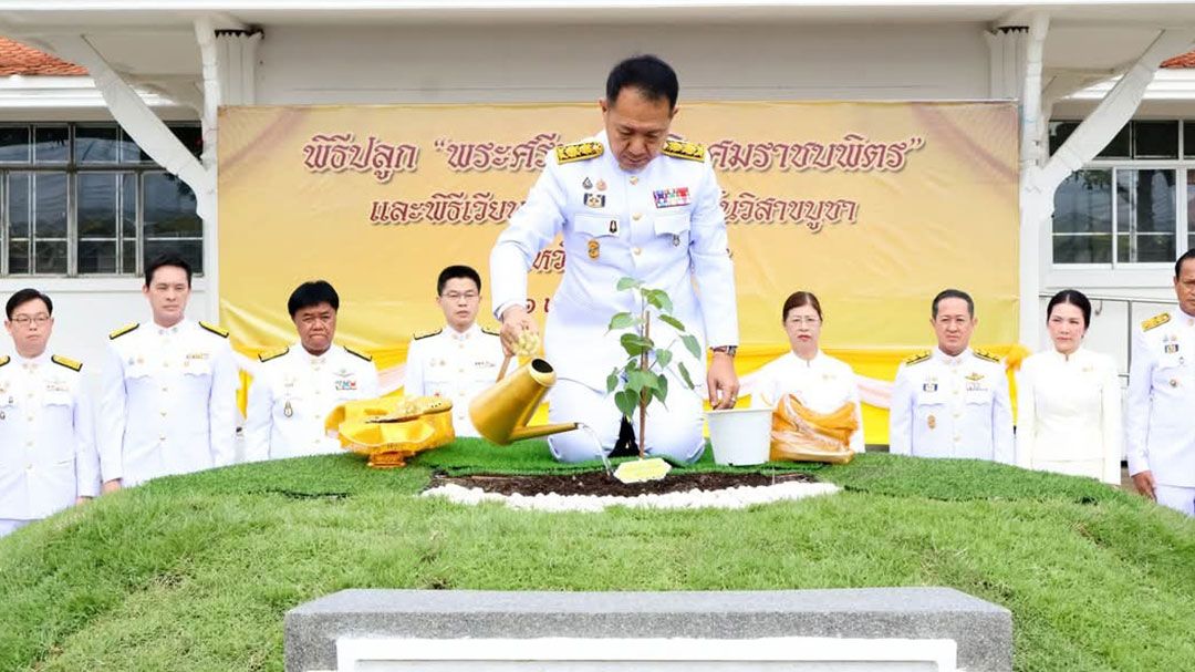 สมุทรสาครจัดพิธีปลูก‘พระศรีฯ’เวียนเทียนเนื่องในวันวิสาขบูชา