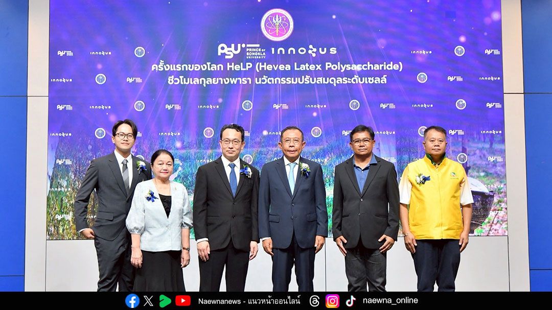 ครั้งแรกของโลก! อว. ค้นพบสารชีวโมเลกุลใหม่ HeLP จากเซรั่มน้ำยางพารา 'ต้านมะเร็ง - การอักเสบ'