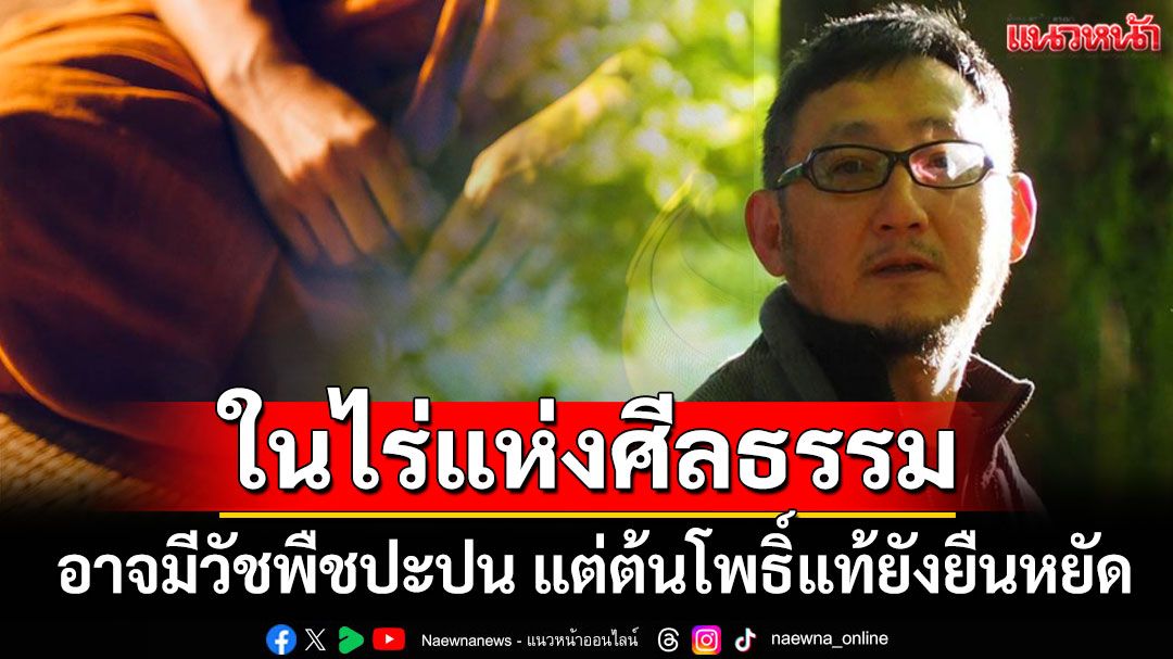 ศิลปินแห่งชาติ ยกข้อคิด 'ในไร่แห่งศีลธรรม อาจมีวัชพืชปะปน แต่ต้นโพธิ์แท้ยังยืนหยัด'