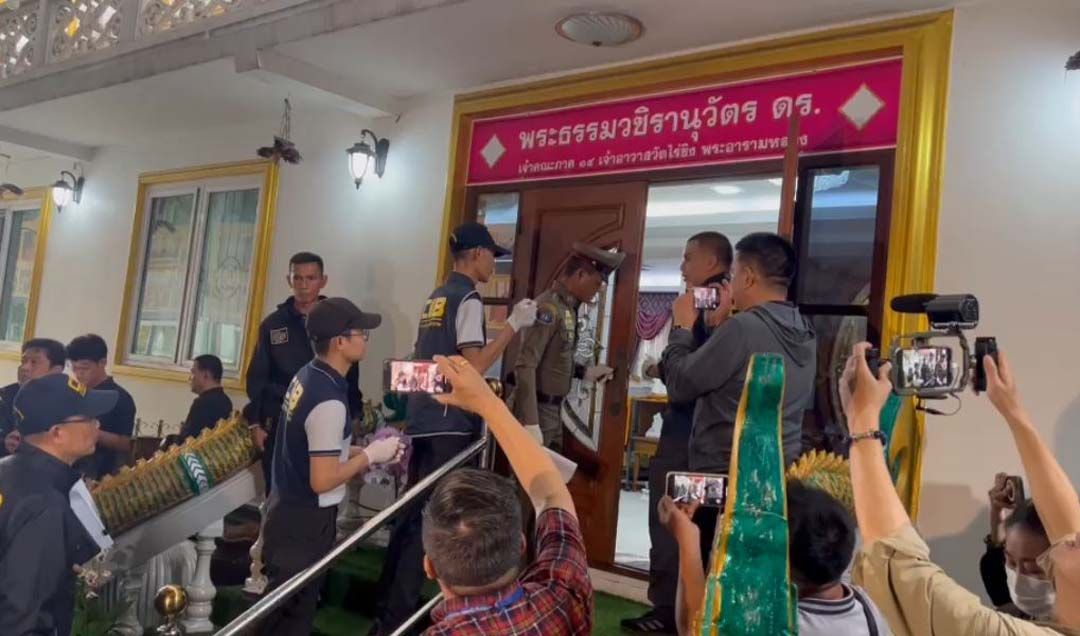 ค้นวัดไร่ขิงรอบ2 สอบ10ปาก/มี6บัญชีต้องสงสัย