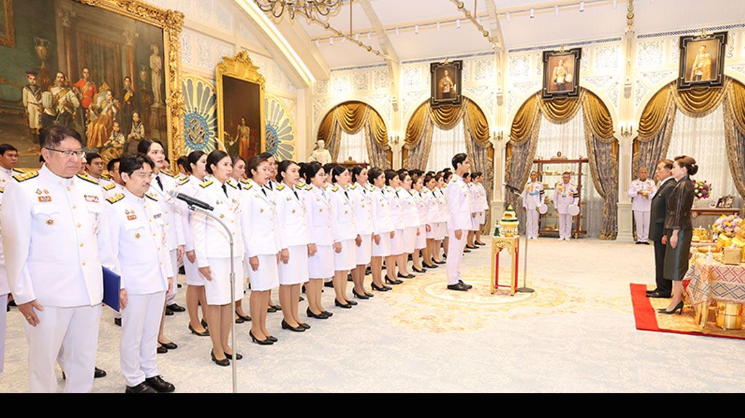 ‘ในหลวง-พระราชินี’ พระราชทานพระบรมราชวโรกาสให้อัยการสูงสุด นำอัยการประจำกอง เฝ้าฯถวายสัตย์ฯก่อนเข้ารับหน้าที่