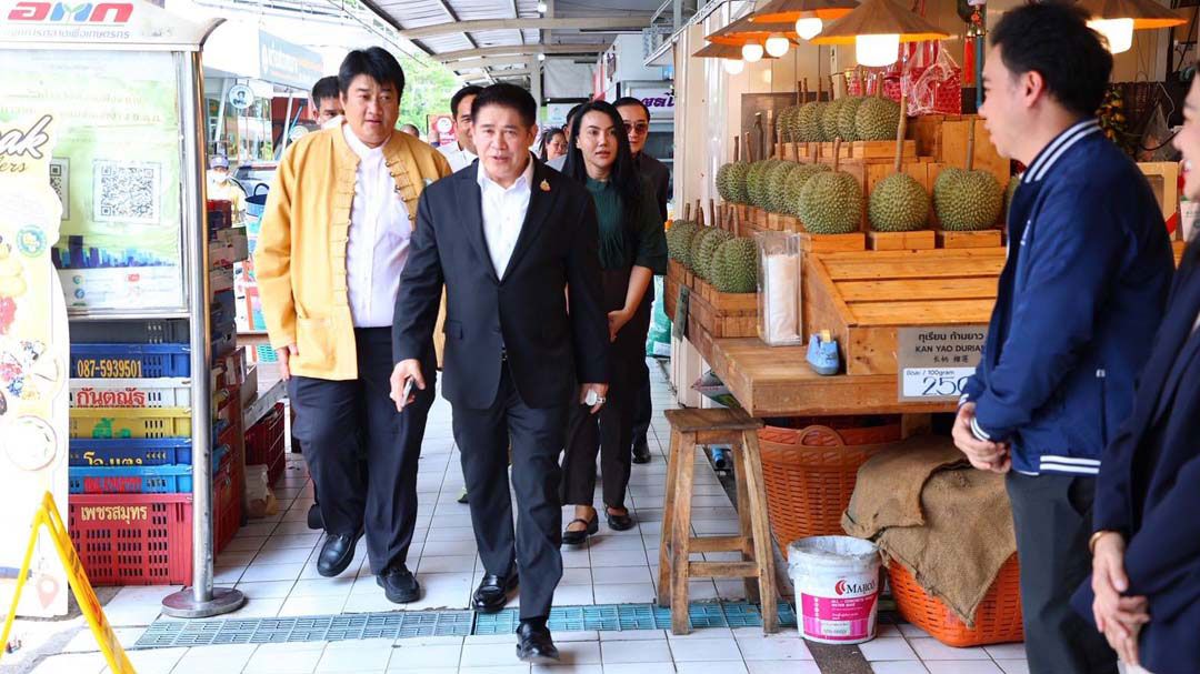'ธรรมนัส'ลงพื้นที่ อ.ต.ก.พบปะชาวสวน-เกษตรกร ในงาน'มหานครผลไม้ไทยภาคตะวันออก'