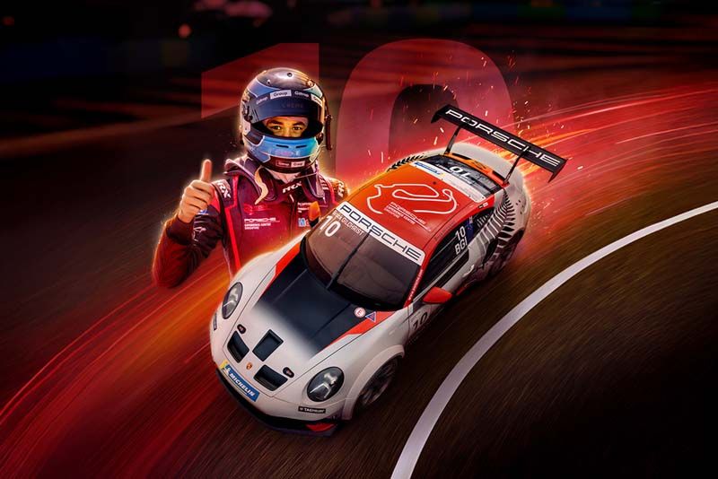 Porsche Asia Pacific เปิดตัวลายสนามสุดเอ็กซ์คลูซีฟจาก PEC Singapore  บนรถแข่งของ Brock Gilchrist ศึก Carrera Cup Asia 2025