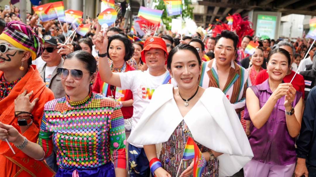 ‘อิ๊งค์’เปิดงาน Bangkok Pride Parade 2025 สนับสนุนสิทธิเสรีภาพ