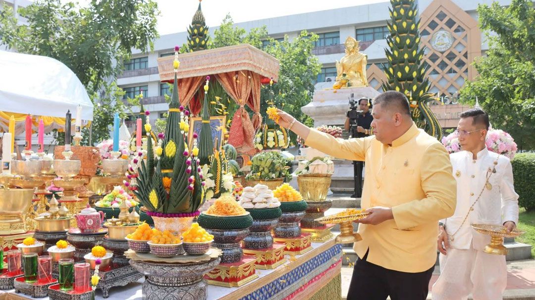 กรมการข้าว บวงสรวงแม่โพสพ เสริมสิริมงคล วันข้าวและชาวนาแห่งชาติ 68