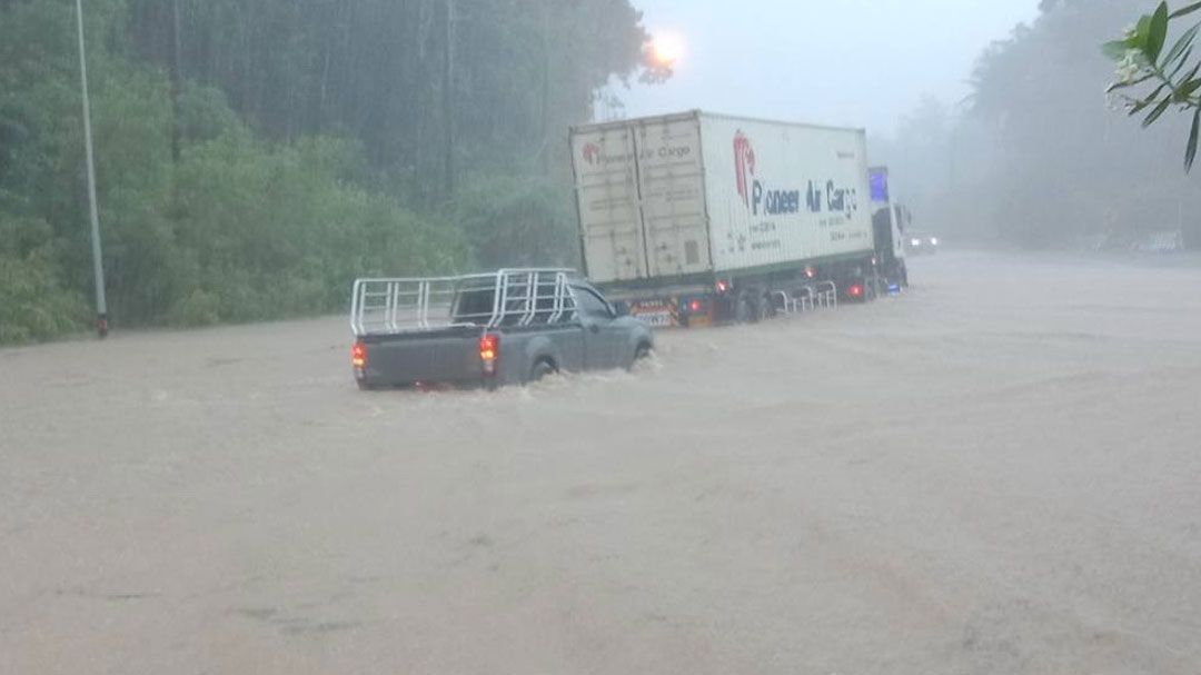 เตือนพายุโซนร้อน ฝนหนักหลายจุด ตราดน้ำป่าหลาก