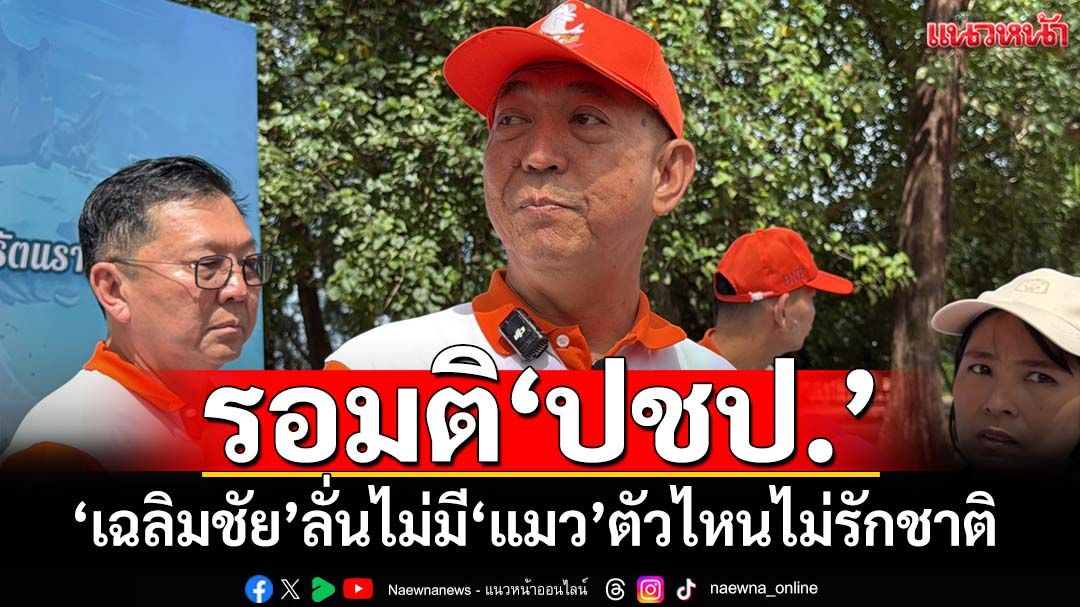 ‘เฉลิมชัย’ลั่นไม่มี‘แมว’ตัวไหนไม่รักประเทศชาติ รอมติ‘ประชาธิปัตย์’ถอนตัวหรือไม่