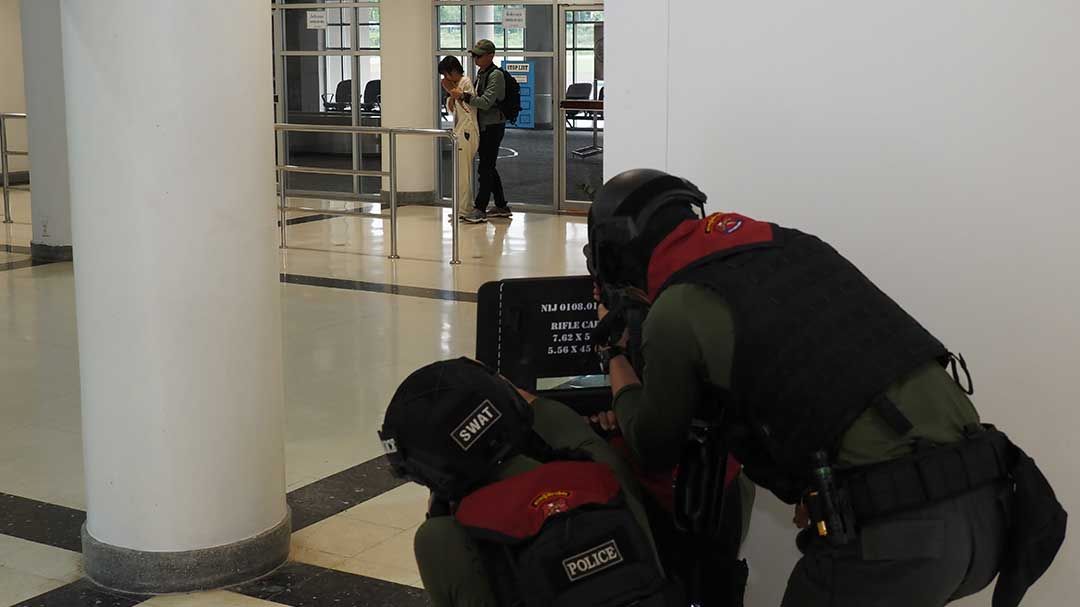 ท่าอากาศยานแม่ฮ่องสอน ‘ซ้อมแผนเผชิญเหตุ’ รับมือการก่อวินาศกรรม