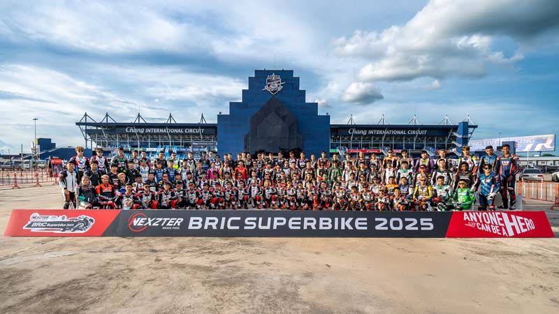 นักแข่งไทย-เทศ บิดระอุสนาม! NEXZTER BRIC Superbike 2025 นัดเปิดฤดูกาล