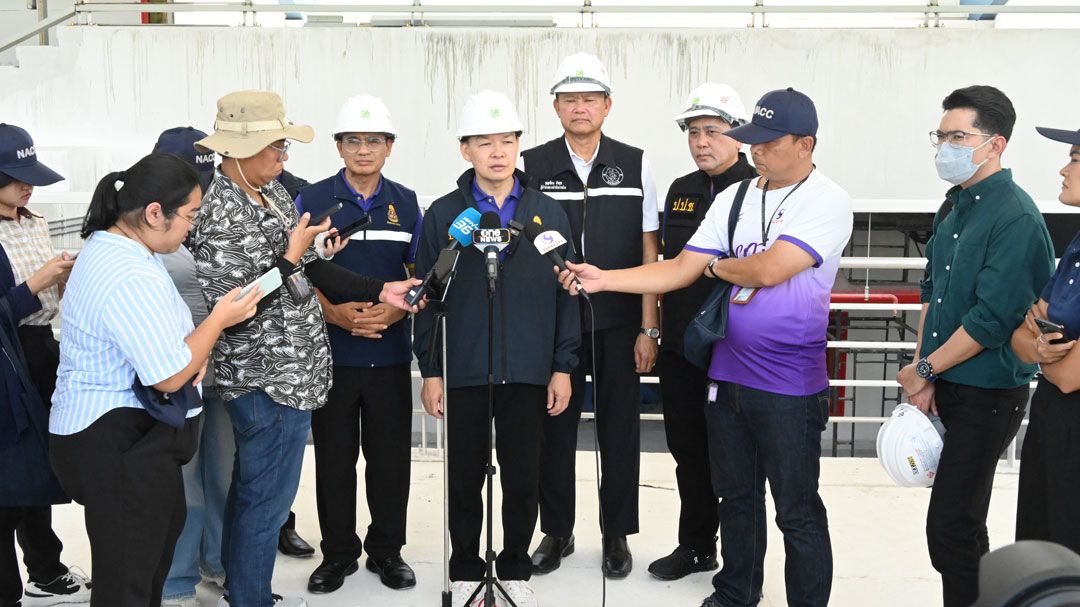 ป.ป.ช.ลงพื้นที่ตรวจความคืบหน้าก่อสร้างสนามกีฬาฯ ที่พัทยา