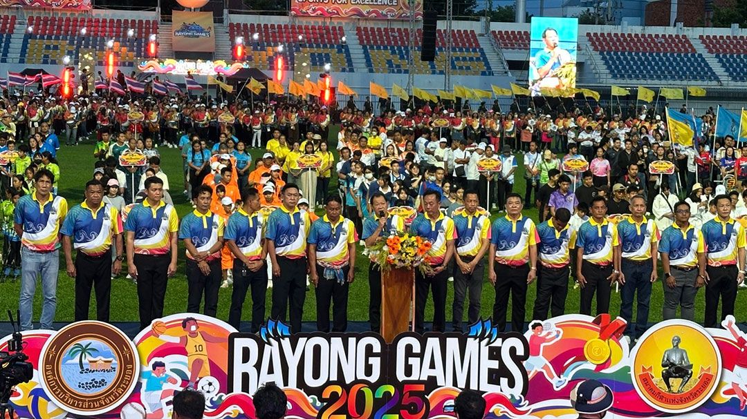 ระยองคึก! 3,000 นักกีฬา เตรียมประชันศึก Rayong Game 2025 มหกรรมกีฬาประจำจังหวัด