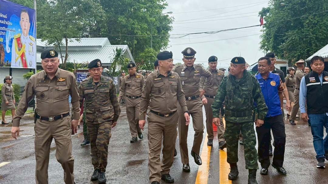 ‘ผบช.สตม.’ตรวจเยี่ยมติดตามสถานการณ์‘ตม.จว.’พื้นที่ชายแดนไทย-กัมพูชา