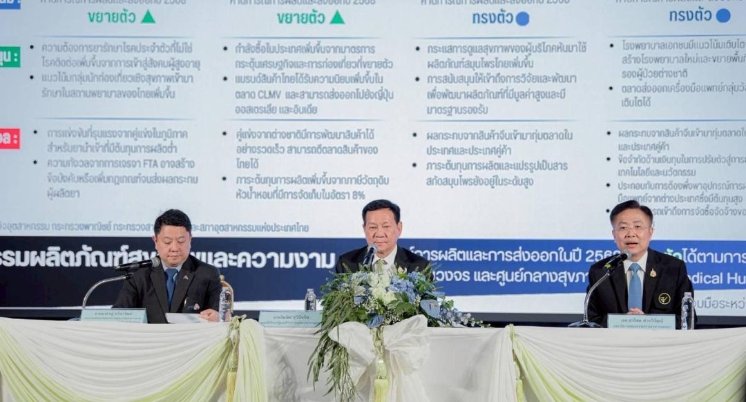 ส.อ.ท. จับมือ อย. ดันไทยสู่ศูนย์กลางผลิตภัณฑ์สุขภาพ นวัตกรรมระดับภูมิภาค