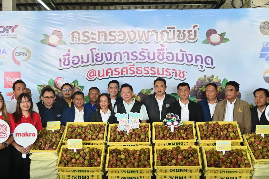 'จตุพร' ควง 'สุชาติ' ลุยนครศรี แก้ปัญหาราคามังคุด เร่งดันห้างและปั๊มซื้ออีก 3,000 ตัน กระจายออกนอกแหล่งผลิต