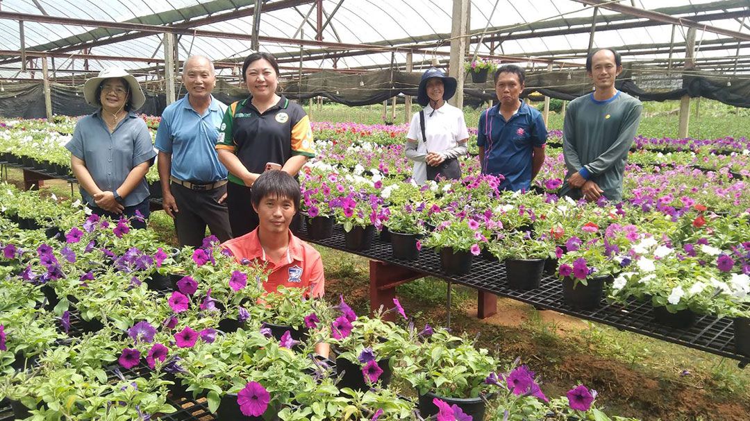 เกษตรเบตง-ศูนย์ไม้ดอกฯ ร่วมติดตามงาน