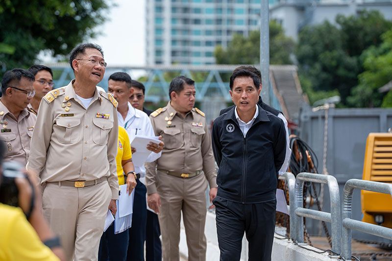 'เดินได้ ปั่นดี เชื่อมเมืองครบวงจร'กทม. ลุยพัฒนาทางเท้า-ทางจักรยานเลียบแสนแสบ ส่งเสริมคนกรุงเทพฯ
