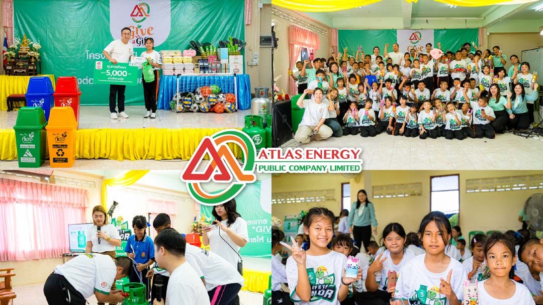 ATLAS Energy เดินหน้า Give a Gift มุ่งสู่สังคม Zero Waste สร้างสุขให้ชุมชนพิจิตร