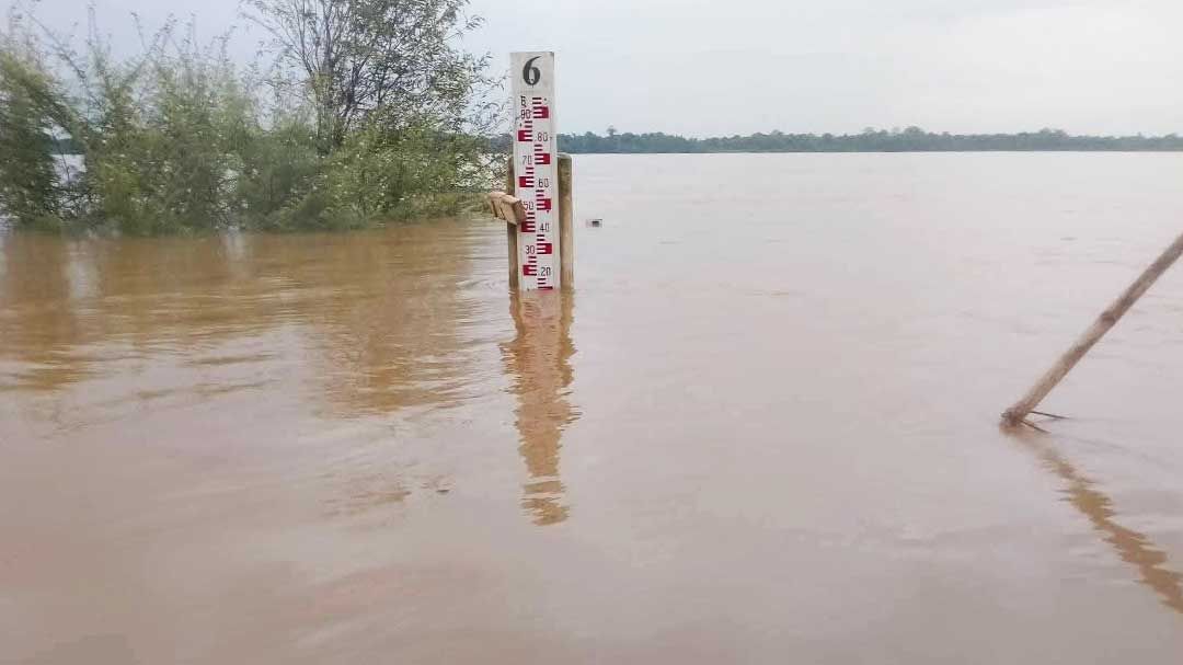 'เตือนเรือข้ามฟาก' หลังน้ำโขงสูงขึ้น