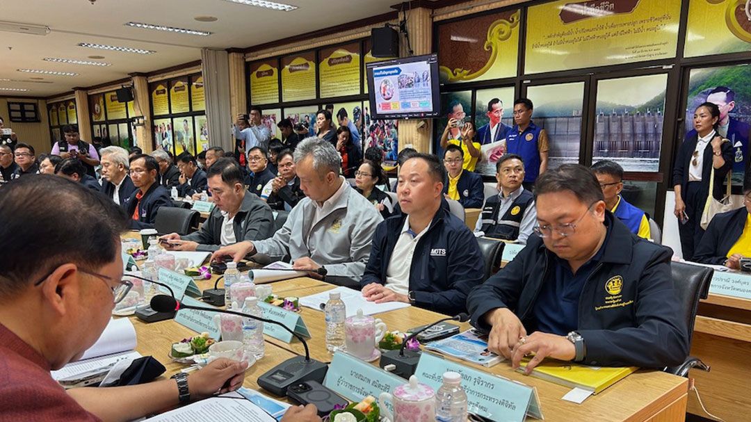 รองนายก ลงพื้นที่หนองคาย เตรียมรับสถานการณ์น้ำโขง