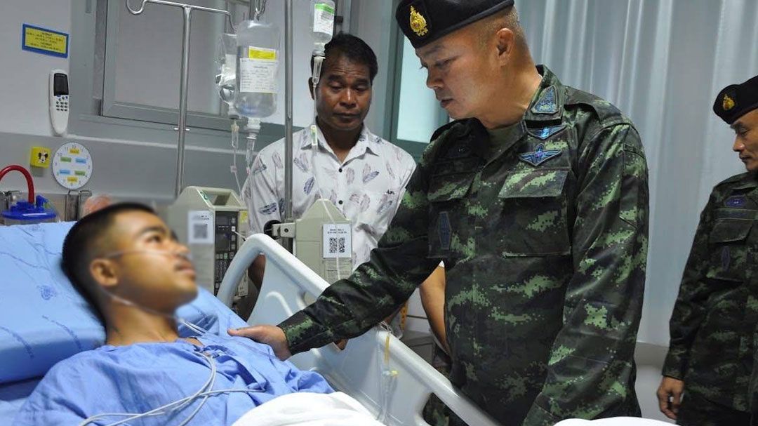 'ทบ.'ขอบคุณ 3 ทหารกล้า เสียสละปกป้องอธิปไตย พร้อมปูนบำเหน็จพิเศษ 7 ชั้น 'พลทหาร'สูญเสียขา