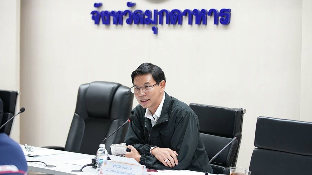 วีริศ ลงพื้นที่โครงการก่อสร้างทางรถไฟ สายบ้านไผ่ – นครพนม เร่งแก้ปัญหาการเวนคืน