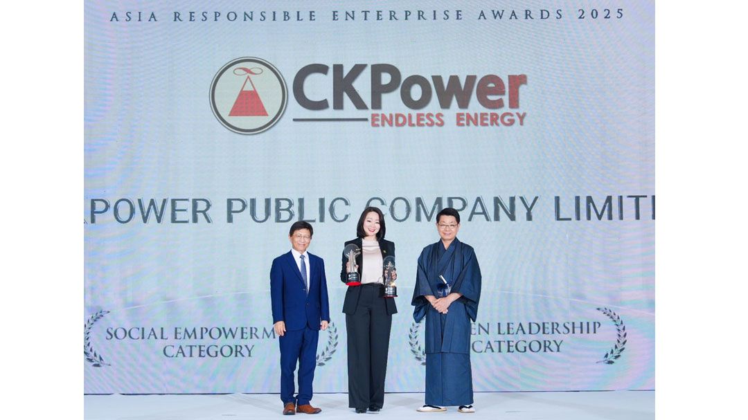 CKPower คว้ารางวัลเอเชีย AREA Awards 2025 ต่อเนื่องปีที่ 4
