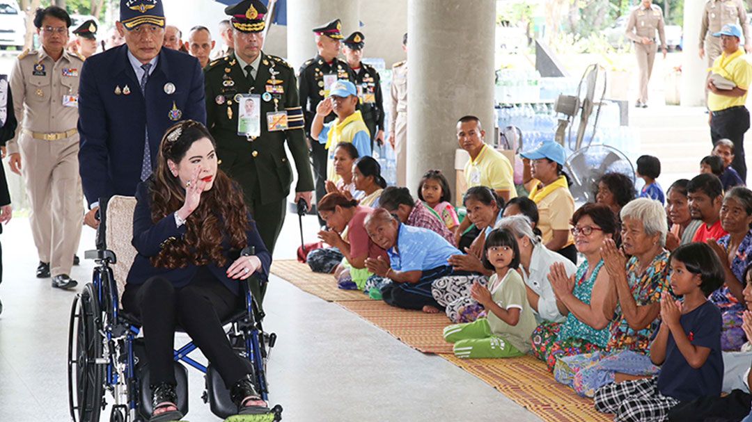 'กรมพระศรีสวางควัฒน'ทรงเยี่ยมประชาชน-หน่วยแพทย์พระราชทาน ชายแดนไทย-กัมพูชา