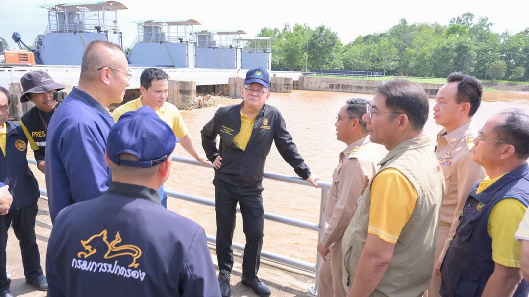 ‘ประเสริฐ’ รุดติดตามแม่น้ำยม-พร้อมสั่ง ชป.เตรียมแผนรับมือฝนระลอกใหม่