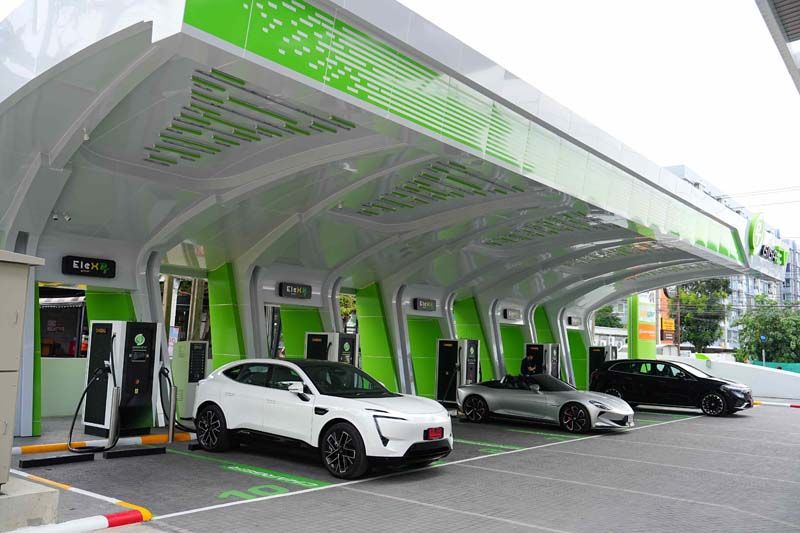 PT GIGA EV  ต้นแบบสถานีชาร์จ EV ครบวงจร