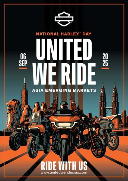 Harley-Davidson จัดงาน “United We Ride” รวมพลังไบค์เกอร์ทั่วประเทศ