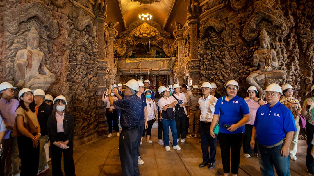 พิพิธภัณฑ์ปราสาทสัจธรรมรับคณะข้าราชการรัฐสภาดูงานเสริมศักยภาพระบบ